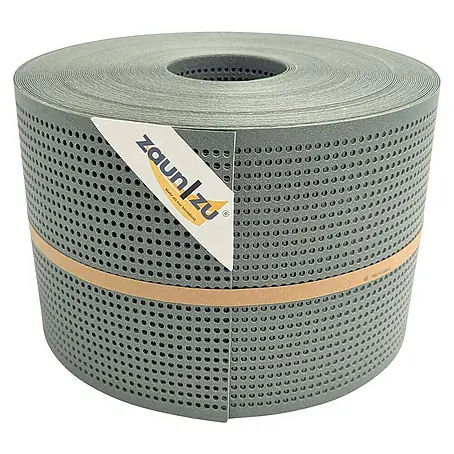 zaun|zu  Sichtschutzstreifen Polyal Eco Gelocht 30 %