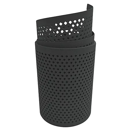 zaun|zu  Sichtschutzstreifen Premium Gelocht Diamant