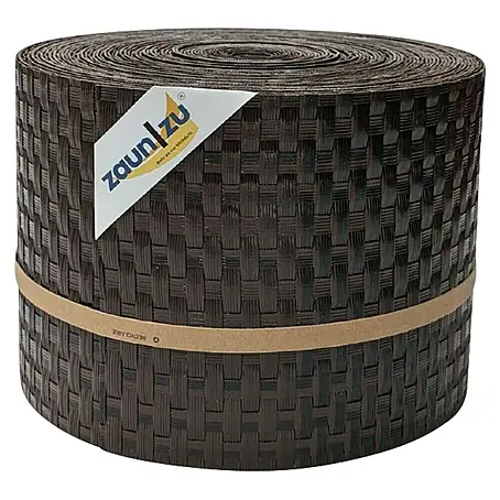 zaun|zu  Sichtschutzstreifen Rattan PE