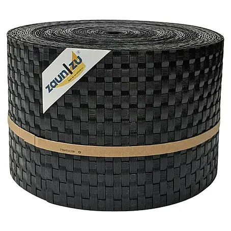 zaun|zu  Sichtschutzstreifen Rattan PE