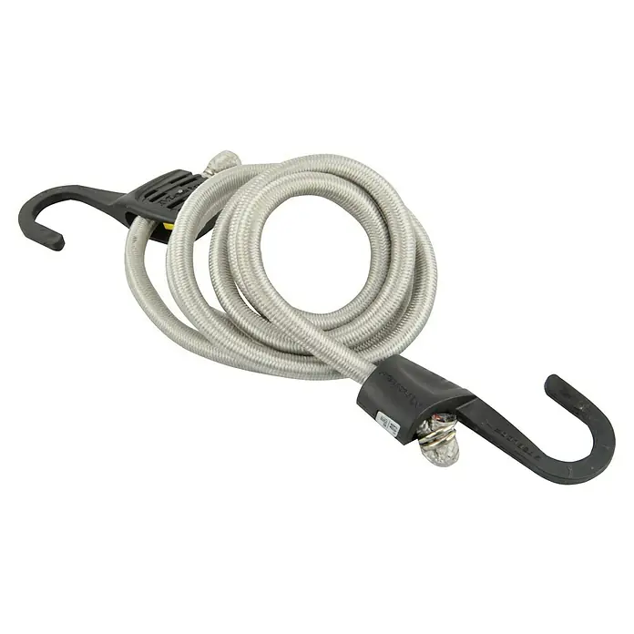 Spannseil - Verstellbar: 15 cm - 150 cm - Elastisches Gepäckband mit Haken zur sicheren Befestigung von Gegenständen. Ideal für Transport und Organisation.