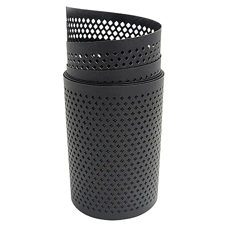 zaun|zu  Sichtschutzstreifen Polyal Eco Gelocht Diamant