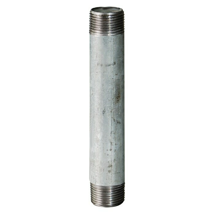 Rohrnippel (1″, Länge: 150 mm, Verzinkt)