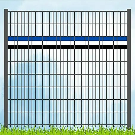 zaun|zu  Sichtschutzstreifen Vereinsfarben