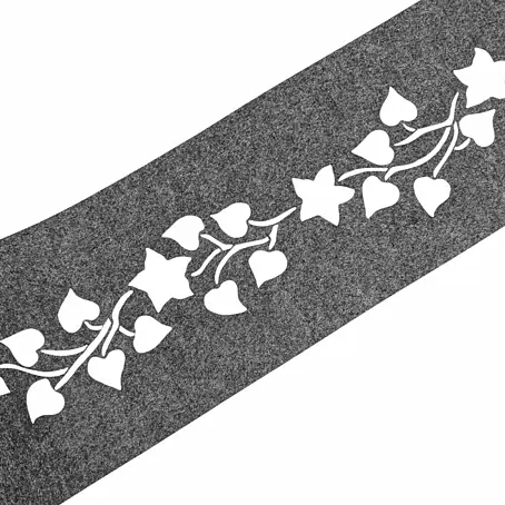 zaun|zu  Sichtschutzstreifen Design Floral Variante 2