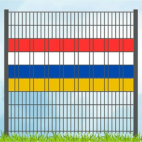 zaun|zu  Sichtschutzstreifen Akzentstreifen Vereinsfarben