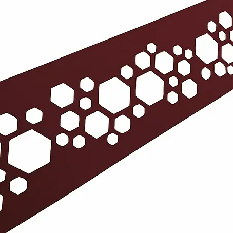 zaun|zu  Sichtschutzstreifen Premium Hexagon Dekor