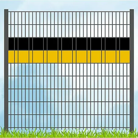 zaun|zu  Sichtschutzstreifen Vereinsfarben