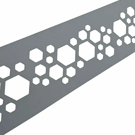 zaun|zu  Sichtschutzstreifen Premium Hexagon Dekor
