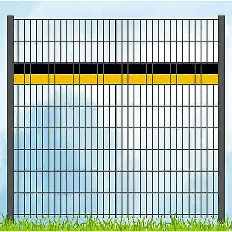 zaun|zu  Sichtschutzstreifen Vereinsfarben