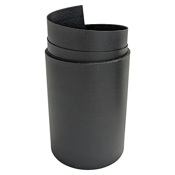 zaun|zu Sichtschutzstreifen Eco - 2,55 m x 19 cm x 0,1 cm, Schwarz, 1 Stk. - Schwarze Rolle aus flexiblen Material, ideal für Bastelprojekte. Perfekt für kreative Anwendungen und als vielseitiges Zubehör.