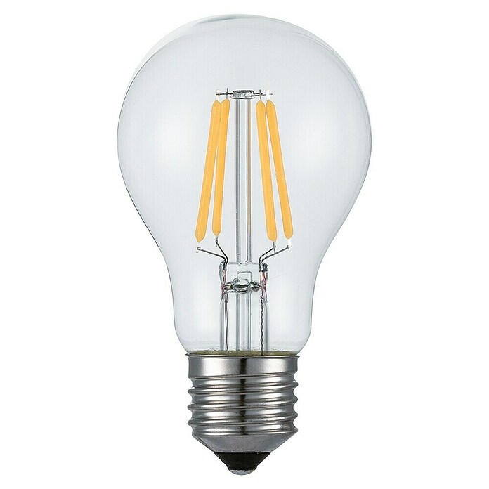 Voltolux LED svetlobni vir v obliki žarnice E27 prozorna  (E27, Ni mogoče zatemniti, Toplo bela, 806 lm, 7 W, Transparentna) | LED luči | Svetlila | Elektro in svetila | Izdelki | BAUHAUS