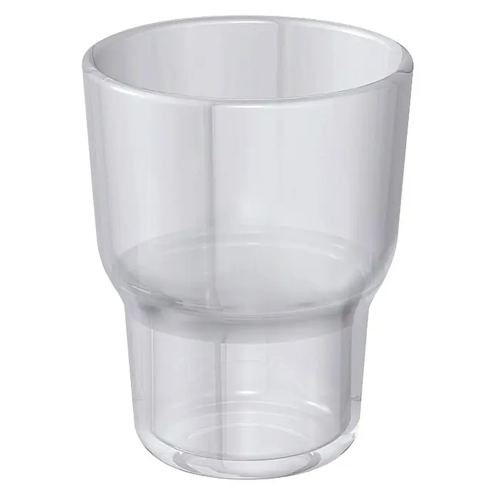 Camargue Lyon Ersatz-Zahnputzglas - Glas, Transparent - Ein klares Trinkglas mit einer leicht abgestuften Form, ideal für den täglichen Gebrauch und vielseitige Getränkeoptionen.