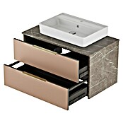 Camargue Marble Badmöbel-Set (90 cm, Goldbronze, 2 -tlg.) | BAUHAUS