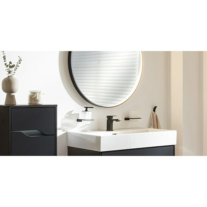 Camargue Lichtspiegel Alu (Durchmesser: 90 cm, Schwarz) | BAUHAUS