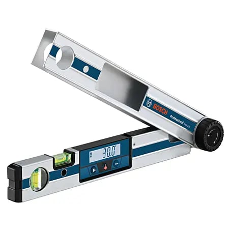 Digitaler 360° Winkelmesser Mit LCD – Edelstahl, 0-200 Mm, Für Holz- Und Heimwerker