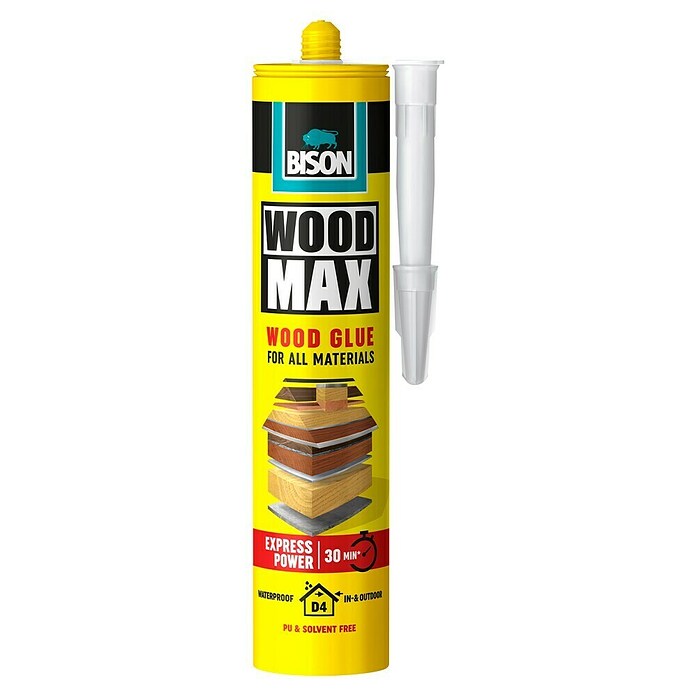 Bison Wood Max Snažno ljepilo  (Prozirna, 380 g) | BAUHAUS