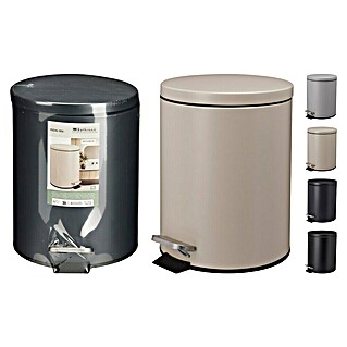 Pedaalemmer (5 l, Metaal, Warmgrijs / Coolgrijs / Zwart / Antraciet)