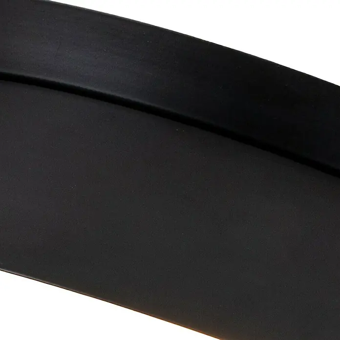Elstead Deckenleuchte Bowtie - 40 W, L x B x H: 24,5 x 24,5 x 10,2 cm, Schwarz, E14 - Nahaufnahme eines stilvollen, modernen Produktdesigns mit klaren Linien und einer matten, dunklen Oberfläche.