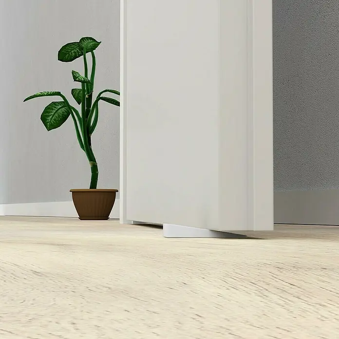 Walteco Türkeil - L x B x H: 15,5 x 50 x 19 mm, Weiß, 4 Stk. - Dieser Keil verhindert das Zuschlagen der Tür. Der weiße Türstopper ist ein nützliches Accessoire, um Türen offen zu halten.