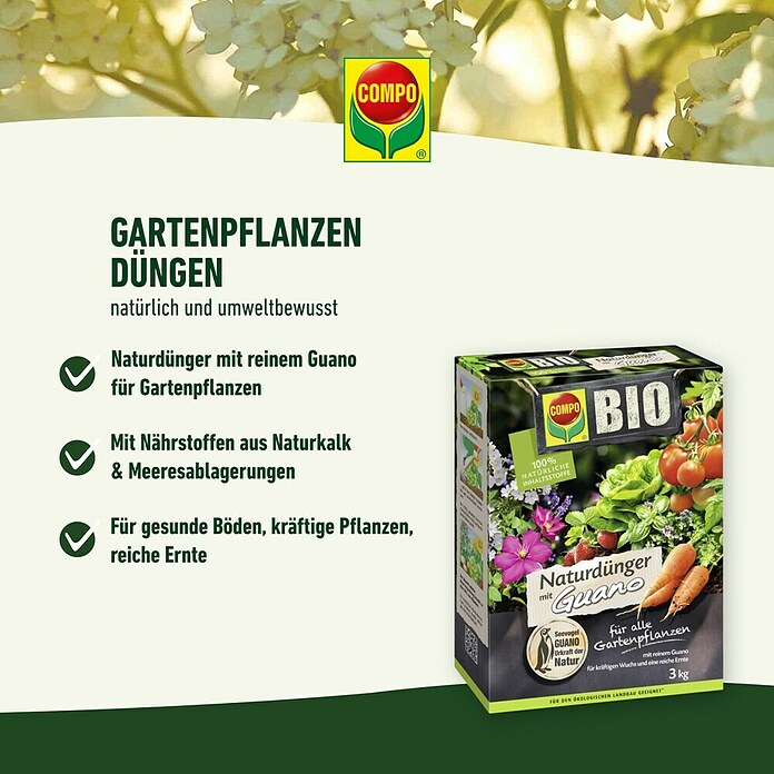 GUANODUENGER PLUS   MINERALIEN 1 KG     COMPO