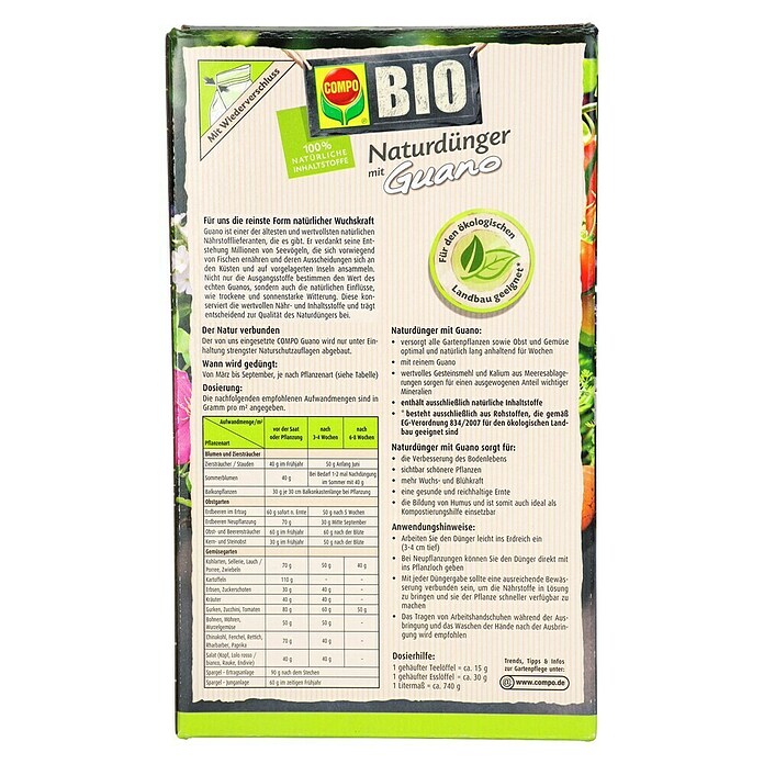 GUANODUENGER PLUS   MINERALIEN 1 KG     COMPO