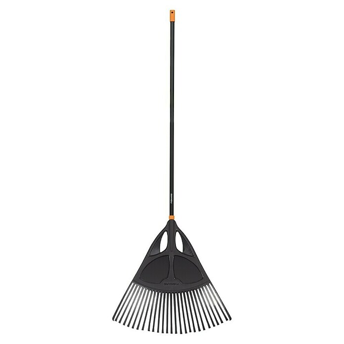Fiskars Solid Laubbesen XL (Arbeitsbreite: 65 cm, 27 Zinken, Langstiel)