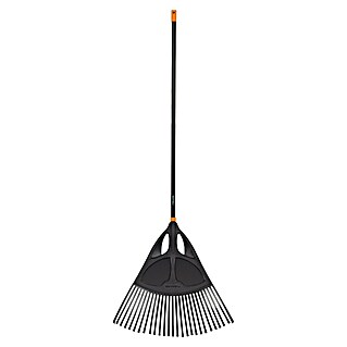 Fiskars Solid Laubbesen XL (Arbeitsbreite: 65 cm, Anzahl Zinken: 27, Langstiel)
