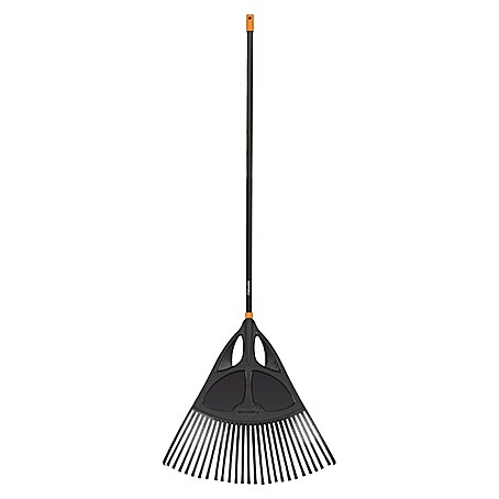 Fiskars Solid Laubbesen XL (Arbeitsbreite: 65 cm, Anzahl Zinken: 27, Langstiel)