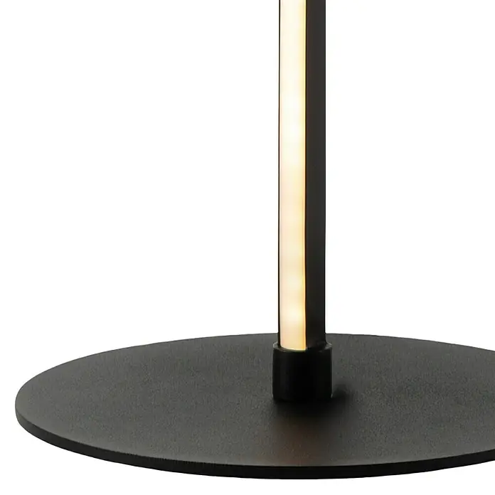 Elstead LED-Tischleuchte Flamingo - 6 W, L x B x H: 15 x 15 x 50 cm, Schwarz, Warmweiß - Die minimalistische Lampe besticht durch ihr schlankes Design und die sanfte Beleuchtung. Sie ist ein echter Hingucker für jeden Raum.