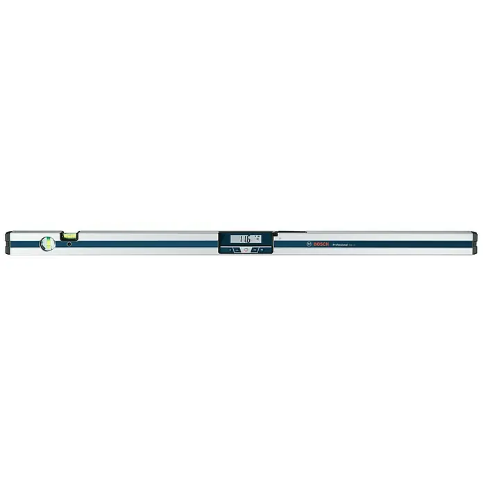 Bosch Professional Digitale Wasserwaage GIM 120 - 1.250 mm, Messbereich: 0 ° - 360 ° (4 x 90 °) - Bosch Professional Wasserwaage mit digitaler Anzeige für präzise Messungen im Bau- und Handwerksbereich. Das Gerät bietet höchste Genauigkeit.