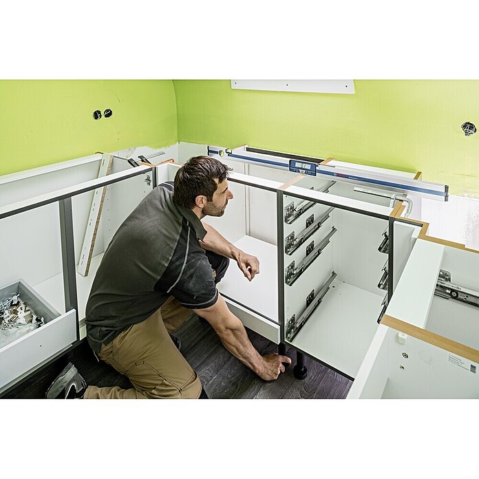Bosch Professional Nivel de burbuja digital GIM 120 (1.250 mm, Gama de medición: 0° - 360° (4 x 90°))