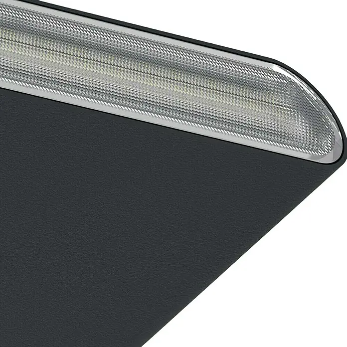 Elstead LED-Außenwandleuchte Jens - 5,4 W, 17,5 x 17,5 x 9 cm, Black, IP65 - Detailaufnahme einer modernen LED-Leuchte, die durch ihr schlankes Design und die hochwertige Verarbeitung besticht. Das Lichtelement sorgt für optimale Ausleuchtung.