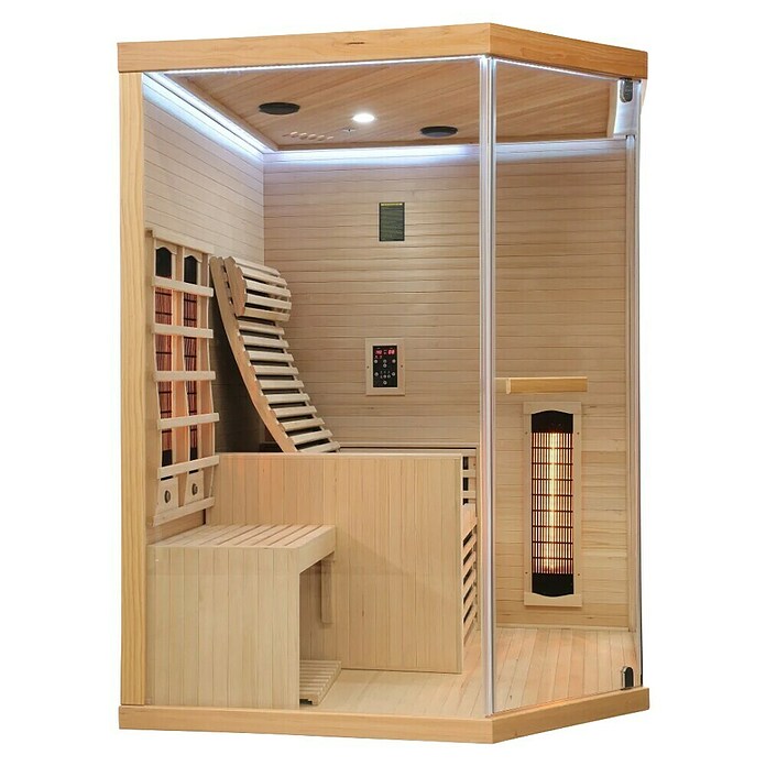 Sanotechnik Infracrvena sauna Carbon 3  (D x Š x V: 150 x 150 x 195 cm, 2.550 W, Klupa za sjedenje) | BAUHAUS
