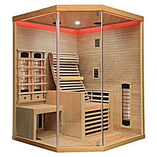 Sanotechnik Infracrvena sauna Carbon 3 (D x Š x V: 150 x 150 x 195 cm, 2.550 W, Klupa za sjedenje)