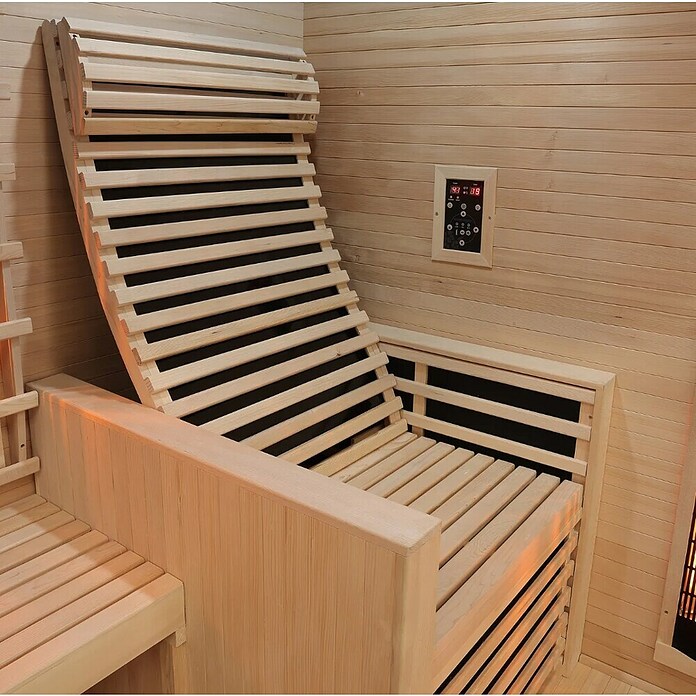 Sanotechnik Infracrvena sauna Carbon 3  (D x Š x V: 150 x 150 x 195 cm, 2.550 W, Klupa za sjedenje) | BAUHAUS
