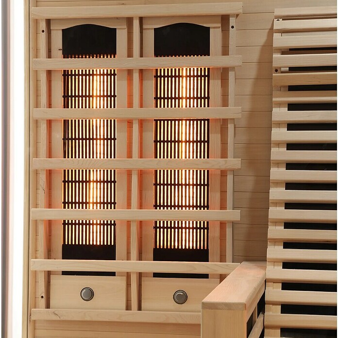Sanotechnik Infracrvena sauna Carbon 3  (D x Š x V: 150 x 150 x 195 cm, 2.550 W, Klupa za sjedenje) | BAUHAUS