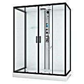 Sanotechnik Kompletna tuš kabina New York  (D x Š x V: 90 x 160 x 215 cm, Bijelo crna) | BAUHAUS