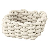 Wenko Bad-Aufbewahrungskorb Melara (16,5 x 16,5 x 7,5 cm, Baumwolle, Natur) | BAUHAUS