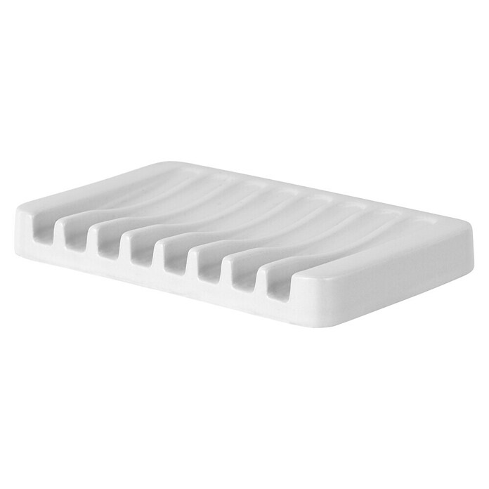 Wenko Seifenablage Adine (L x B x H: 8 x 13 x 10 cm, Weiß, Keramik) | BAUHAUS