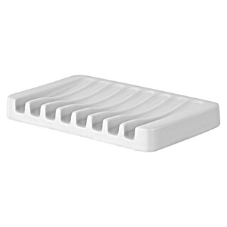 Wenko Seifenablage Adine (L x B x H: 8 x 13 x 10 cm, Weiß, Keramik)