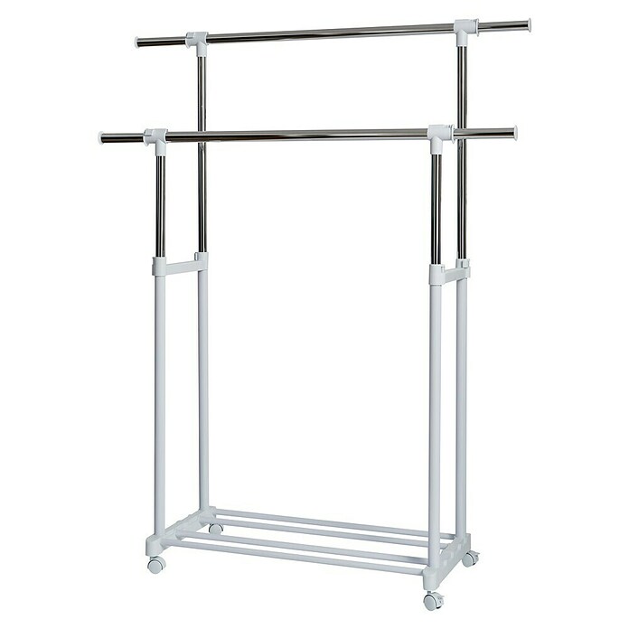 Kleiderwagen XXL (L x B: 44 x 134 cm, Höhenverstellbar: 95 cm - 169 cm)