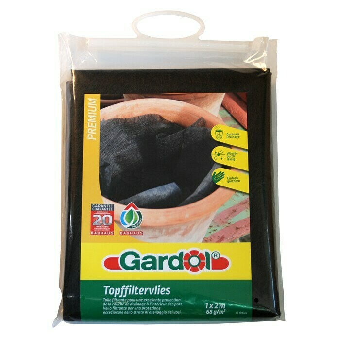 Gardol Premium Topfvlies1 x 2 m, Grammatur: 68 g/m² Front View