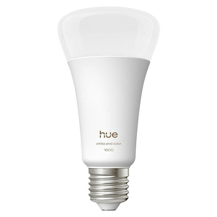 Philips Hue Smart-LED-Lampe White and Color 1600 matter (E27, Dimmbar, RGB, 1 600 lm, 11,8 W) | BAUHAUS
