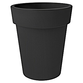 Elho Green Basics Plantenpot Top Planter (Buitenmaat (Ø x h): 35 x 40 cm, Kunststof, Zwart)