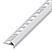 Treppenkantenprofil Florentiner (Aluminium, Silber, 1 m x 12,5 mm)