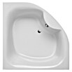 Ottofond Eckbadewanne Largo (140 x 140 cm, Sanitäracryl, Weiß)