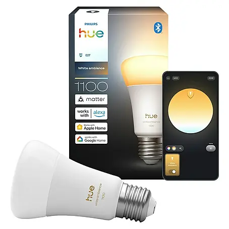 Philips Hue Smart-LED-Lampe White Ambiance 1100 matter