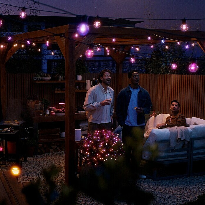 Philips Hue LED-Lichterkette Festavia Globe (14 m, Anzahl Leuchtmittel: 20 Stk.) | BAUHAUS