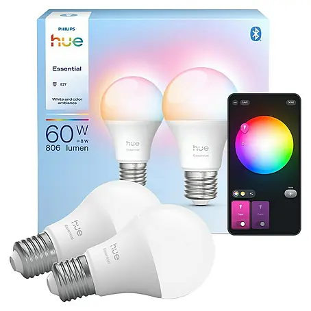 Philips Hue Smart-LED-Lampe Set Essential